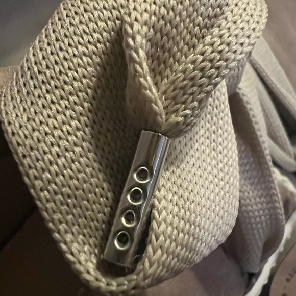 NEW / Gabor Taupe Suede Casual Sneakers - Picture 7 of 9